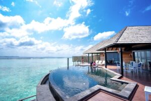 Exterior of a luxury villa in Punta Cana